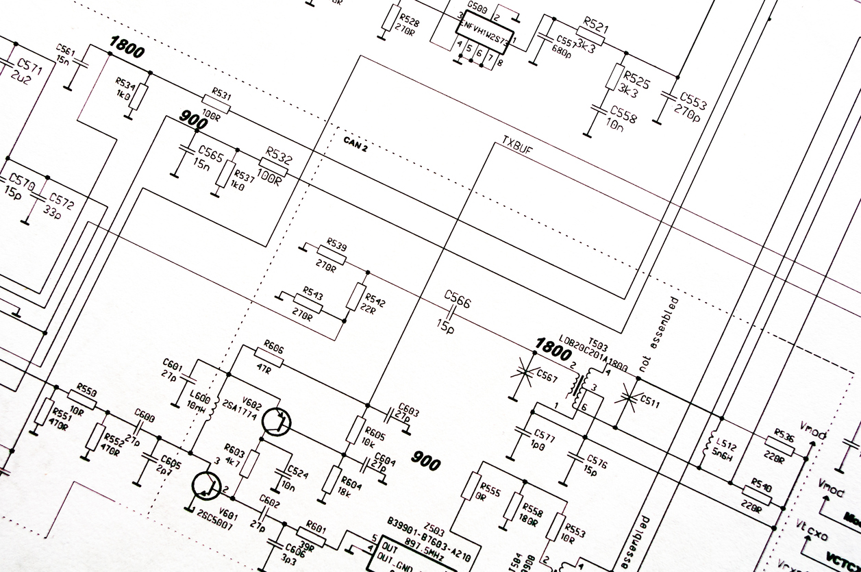 Education - Electrical technical drawing